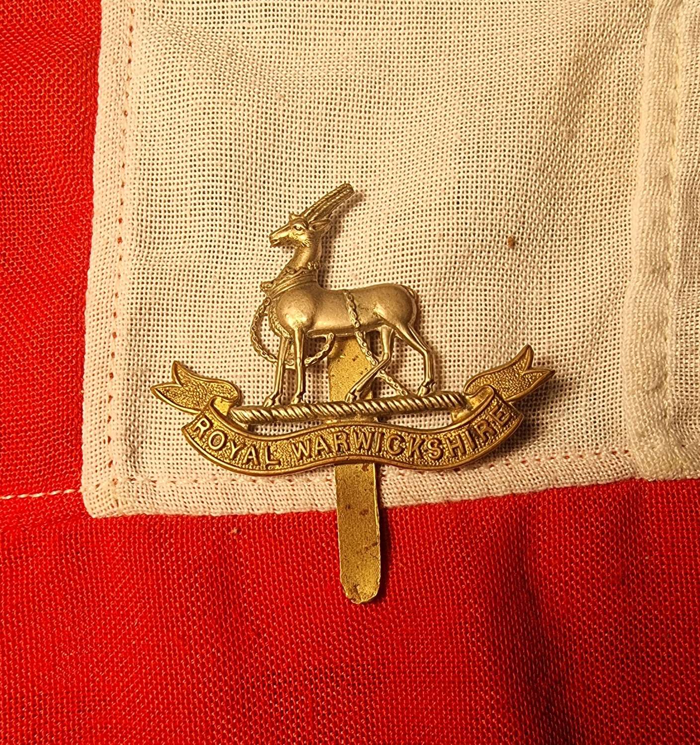 Royal Warwickshire Regt Cap badge