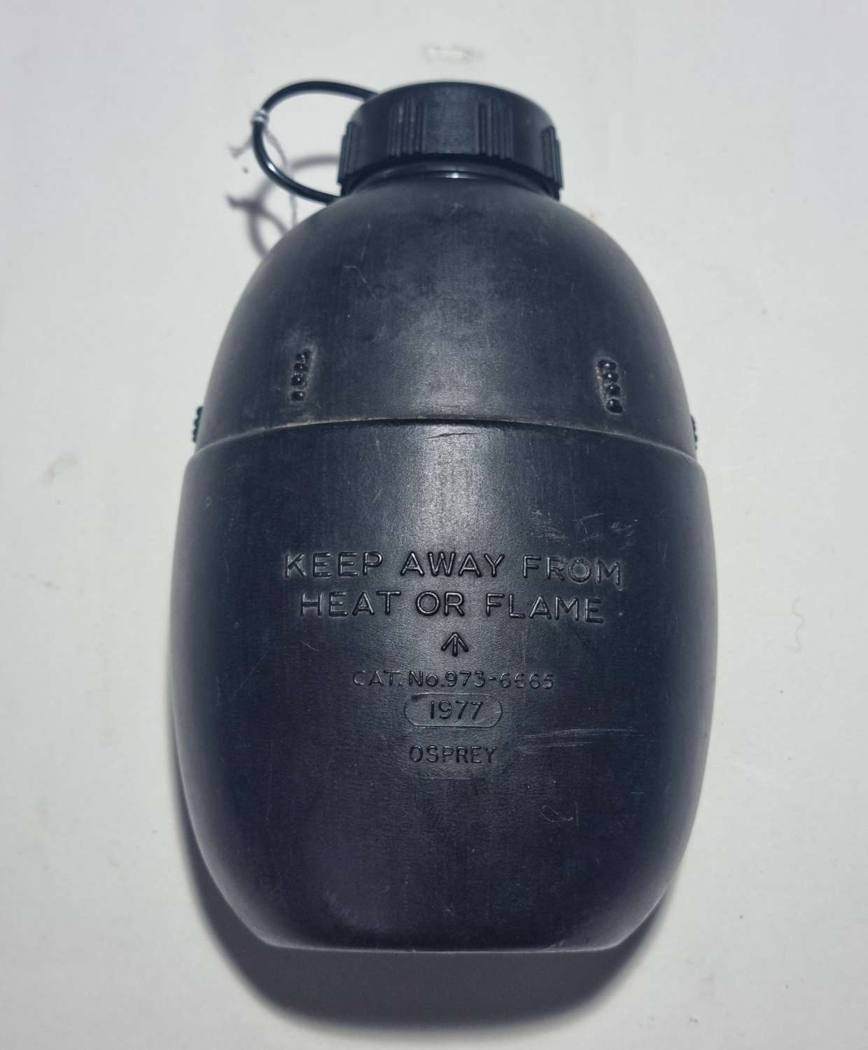 British Army water bottle, S10 cap