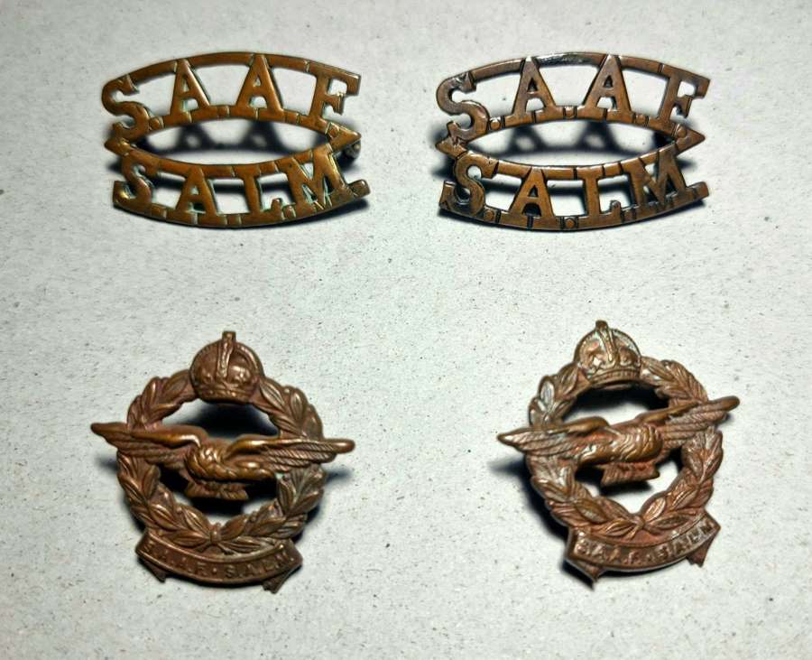 WW2 South African Air force badges/titles