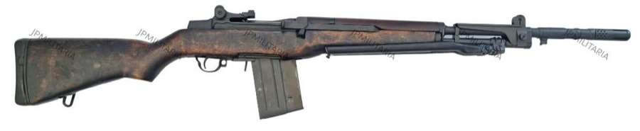 Deactivated Italian BM59 rifle